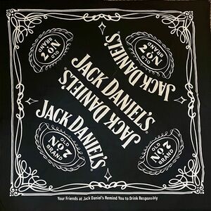 Jack Daniel’s Scarf | Old No.7 Brand | 23” x 23”